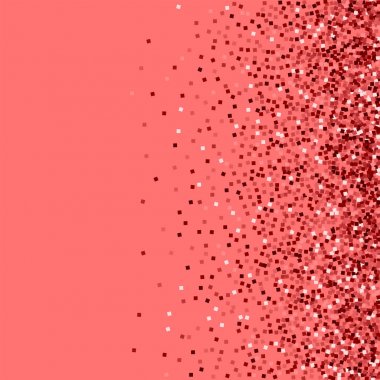 Kırmızı altın glitter dağılım doğru gradyan pembe klas vektör arka plan üzerinde kırmızı altın glitter ile
