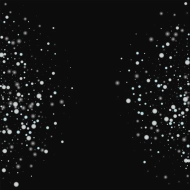 Siyah arka planda güzel güzel yağan kar ile güzel düşen kar soyut şekli