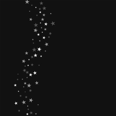 Rastgele sabit yıldız sol dalga siyah arka plan güzel vektör üzerinde rastgele sabit yıldız ile