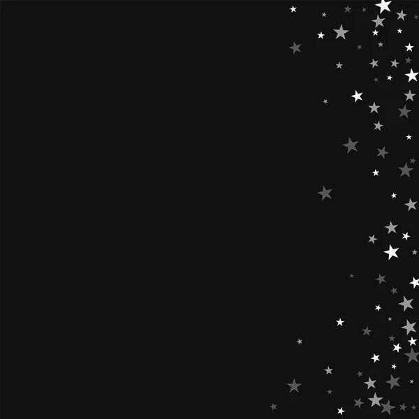 Random falling stars Abstract right border with random falling stars on black background Awesome