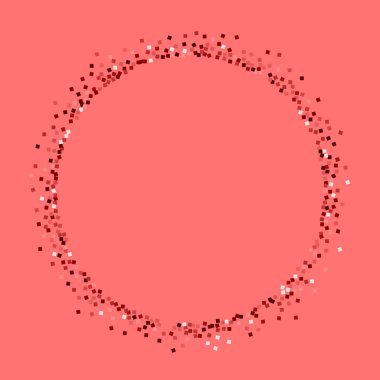 Kırmızı altın pembe çarpıcı vektör arka plan üzerinde kırmızı altın glitter ile şekil glitter