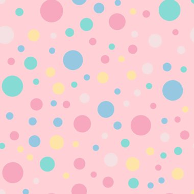 Renkli lekeli seamless modeli üzerinde parlak 9 arka plan Mindblowing klasik renkli polka