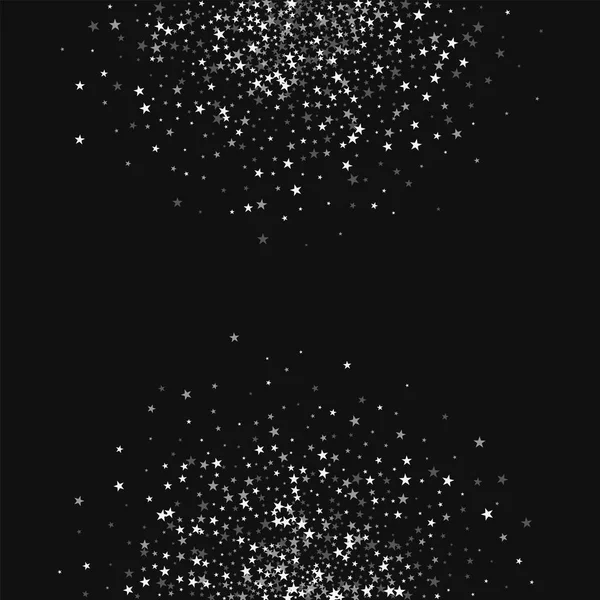 Абстрактные полукруги с удивительными падающими звездами на черном фоне — стоковый вектор