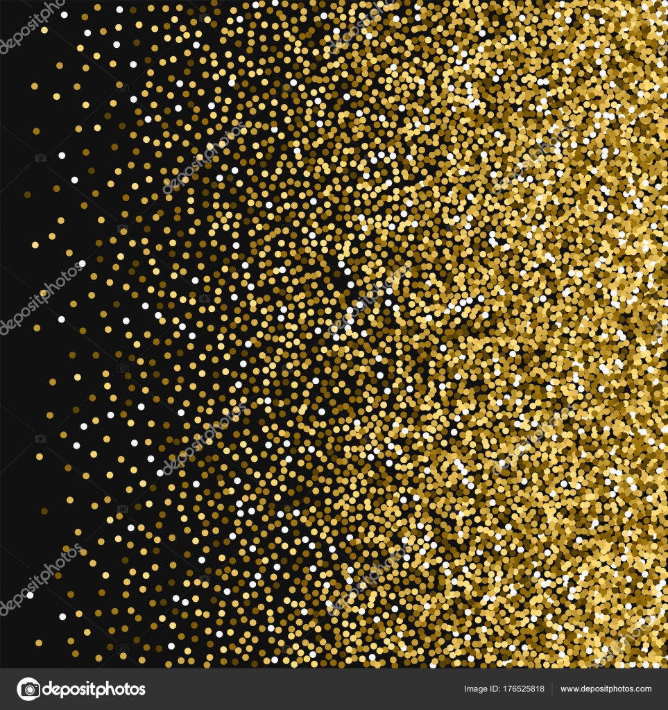 Gradiente De Certo Brilho Ouro Redonda Com Glitter Ouro Redonda
