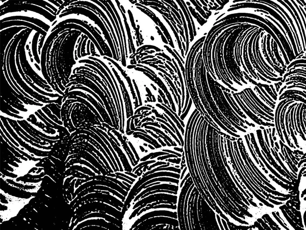 Grunge textura de sabão Perturbação preto e branco áspero espuma rastreamento encantador fundo Ruído sujo — Vetor de Stock