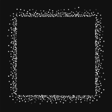 Altın glitter kare şekli yuvarlak altın Sim siyah ile soyut ilginç arka plan