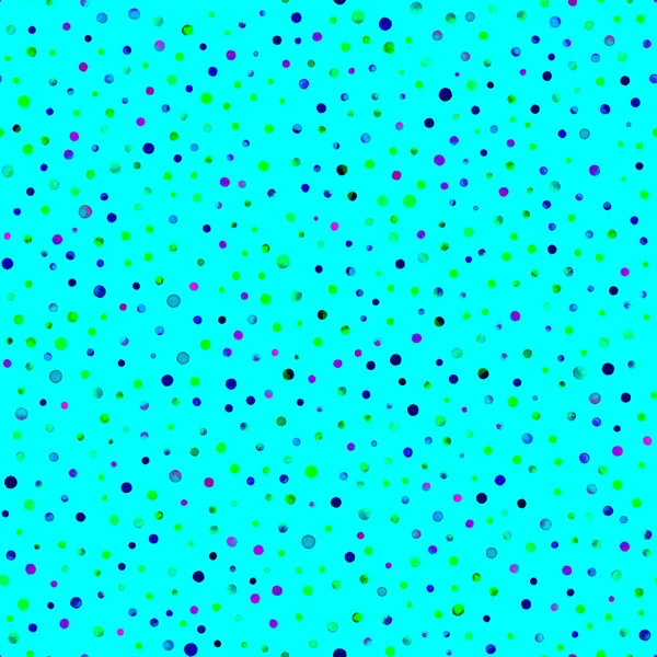 Akvarell konfetti sömlösa mönster Hand målade sublima cirklar som akvarell konfetti — Stockfoto