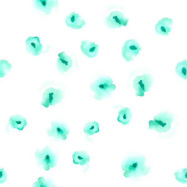 섬세 한 플로랄 패턴 화이트 부드러운 수채화 원활한 패턴 저명한 수채화 개요 — 스톡 사진