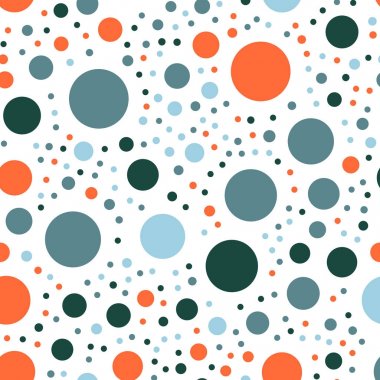 Renkli lekeli Dikişsiz desen beyaz 26 üzerinde arka plan zarif klasik renkli lekeli