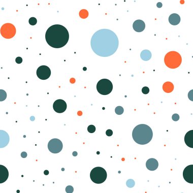 Renkli lekeli Dikişsiz desen beyaz 26 üzerinde arka plan muhteşem klasik renkli lekeli