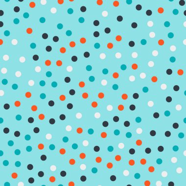 Renkli lekeli seamless modeli üzerinde parlak 17 arka plan şaşaalı klasik renkli polka