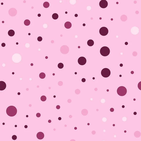 Kleurrijke polka dots naadloze patroon op helder 22 achtergrond Pleasing klassieke kleurrijke polka dots — Stockvector