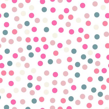 Renkli lekeli seamless modeli üzerinde beyaz 8 arka plan serin klasik renkli lekeli Tekstil