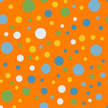 Parlak 12 renkli lekeli Dikişsiz desen arka plan zarif klasik renkli lekeli