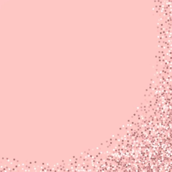 Pink gold glitter Abstract right bottom corner with pink gold glitter on pink background Comely