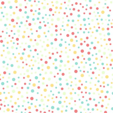 Renkli lekeli Dikişsiz desen beyaz 16 üzerinde arka plan harika klasik renkli lekeli