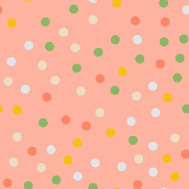 Parlak 5 renkli lekeli Dikişsiz desen arka plan takdire şayan klasik renkli lekeli