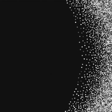 Siyah arka plan serin vektör yuvarlak altın glitter yuvarlak altın glitter soyut sağ kenarlık
