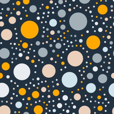 Parlak 7 renkli lekeli Dikişsiz desen arka plan Bewitching klasik renkli lekeli