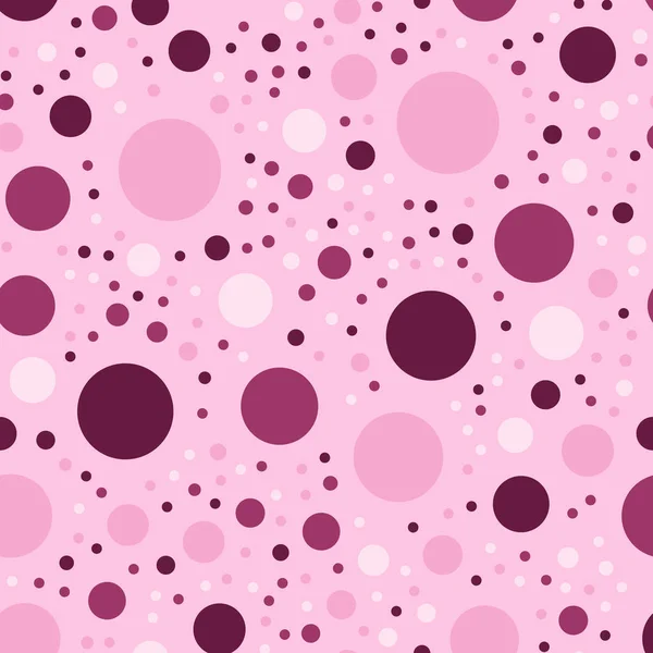 Kleurrijke polka dots naadloze patroon op helder 22 achtergrond prachtige klassieke kleurrijke polka dots — Stockvector