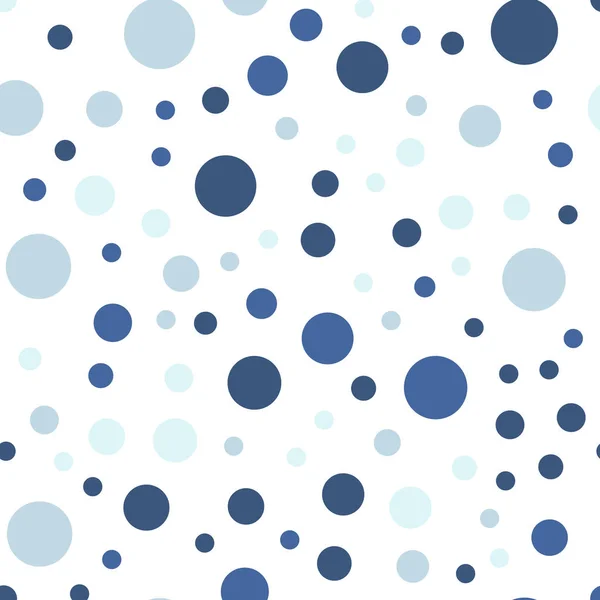 Pois colorés motif sans couture sur fond noir 23 Curieux classique pois colorés — Image vectorielle