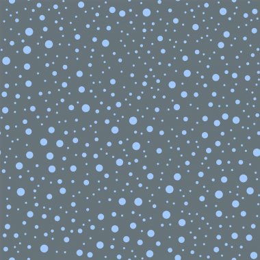 Mavi lekeli seamless modeli üzerinde gri arka plan memnuniyet klasik mavi lekeli Tekstil