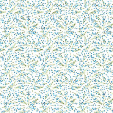 Alaca suluboya Peygamber beyaz atlı sorunsuz şirin küçük çiçek kumaş tasarım desen