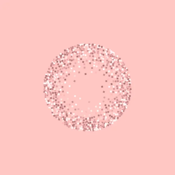 Pink gold glitter Small sphere with pink gold glitter on black background Captivating Vector ⬇