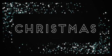 Noel tebrik kartı güzel yağan kar arka plan siyah güzel yağan kar