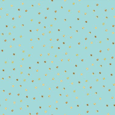 Altın nokta mavi zemin üzerine seamless modeli üstün degrade altın nokta sonsuz rasgele