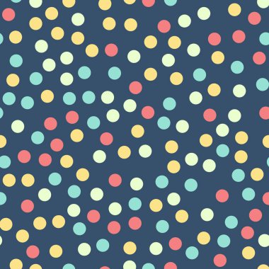 Parlak 16 renkli lekeli Dikişsiz desen arka plan parlak klasik renkli lekeli