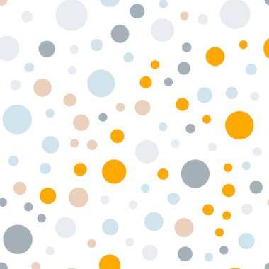 Renkli lekeli Dikişsiz desen beyaz 7 üzerinde arka plan dikkat çekici klasik renkli lekeli