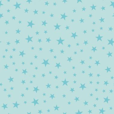 Seamless modeli üzerinde açık mavi renkli nadir sonsuz rasgele dağınık turkuaz turkuaz yıldız