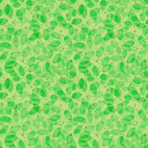 Foliage Seamless Pattern Light green Watercolor Abstract Background Hand Painted posh Art Print