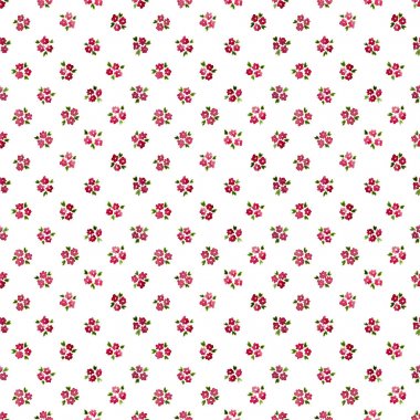 Alaca suluboya değil desen benzersiz sorunsuz şirin küçük çiçek kumaş tasarımı için unutmak