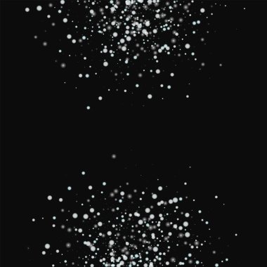 Şaşırtıcı düşen kar soyut yarım daire ile şaşırtıcı yağan kar siyah Işıyan arka plan