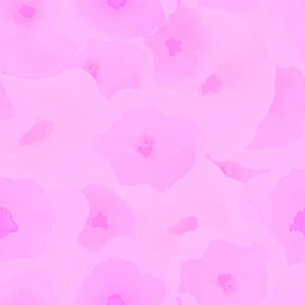 Delicate pola bunga Ungu warna air sutera Pola mulus Actual cat air abstrak — Stok Foto