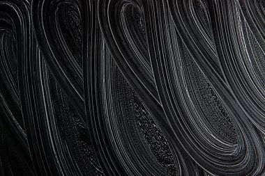 Beyaz sabun doku Amazing beyaz köpük siyah arka planda el yapımı hipster köpük doku soyut