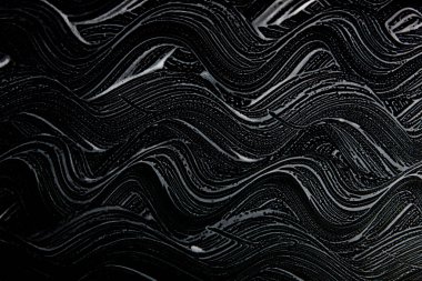 Beyaz sabun doku güzel beyaz köpük siyah arka planda el yapımı hipster köpük doku