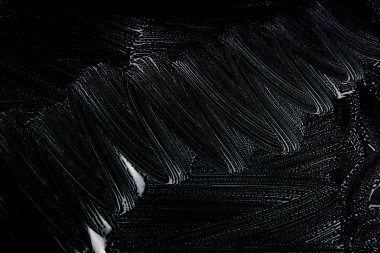 Beyaz sabun doku serin beyaz köpük üzerinde siyah arka plan el yapımı hipster köpük doku soyut