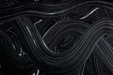 Beyaz sabun doku zarif beyaz köpük üzerinde siyah arka plan el yapımı hipster köpük doku soyut