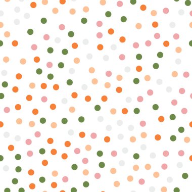 Renkli lekeli Dikişsiz desen beyaz 14 üzerinde arka plan Yüce klasik renkli lekeli