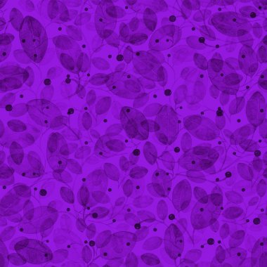 Yeşillik Dikişsiz desen mor suluboya soyut arka plan el boyalı güzel Art Print