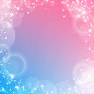 Sabit kalpler Sevgililer arka plan köşe çerçeve renk geçiş arka planda sabit Kalpler