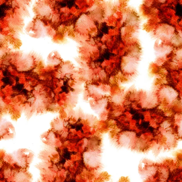 Глубокие оранжевые брызги шаблон акварели абстрактный бесшовный шаблон фон с разбросанными глубоко — стоковое фото