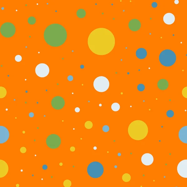 Барвисті горошок безшовні малюнка на яскраве 12 тло рідкість класичний барвисті горошок — стоковий вектор