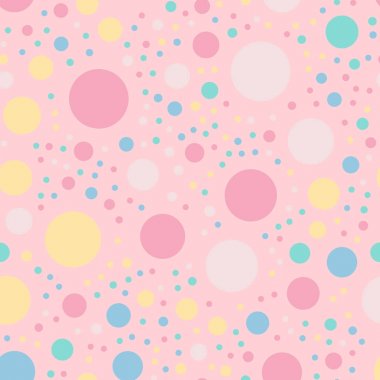 Renkli lekeli seamless modeli parlak 9 arka plan hassas klasik renkli lekeli