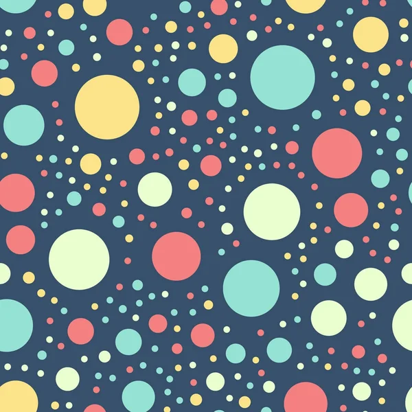 Barevné puntíky vzor bezešvé na světlé 16 pozadí vynikající klasické barevné puntíky — Stockový vektor