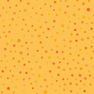 Suluboya konfeti seamless modeli el gerçek boyalı daireli suluboya konfeti daire