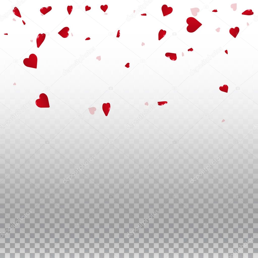 3d hearts valentine background Scatter top gradient on transparent grid light background 3d hearts